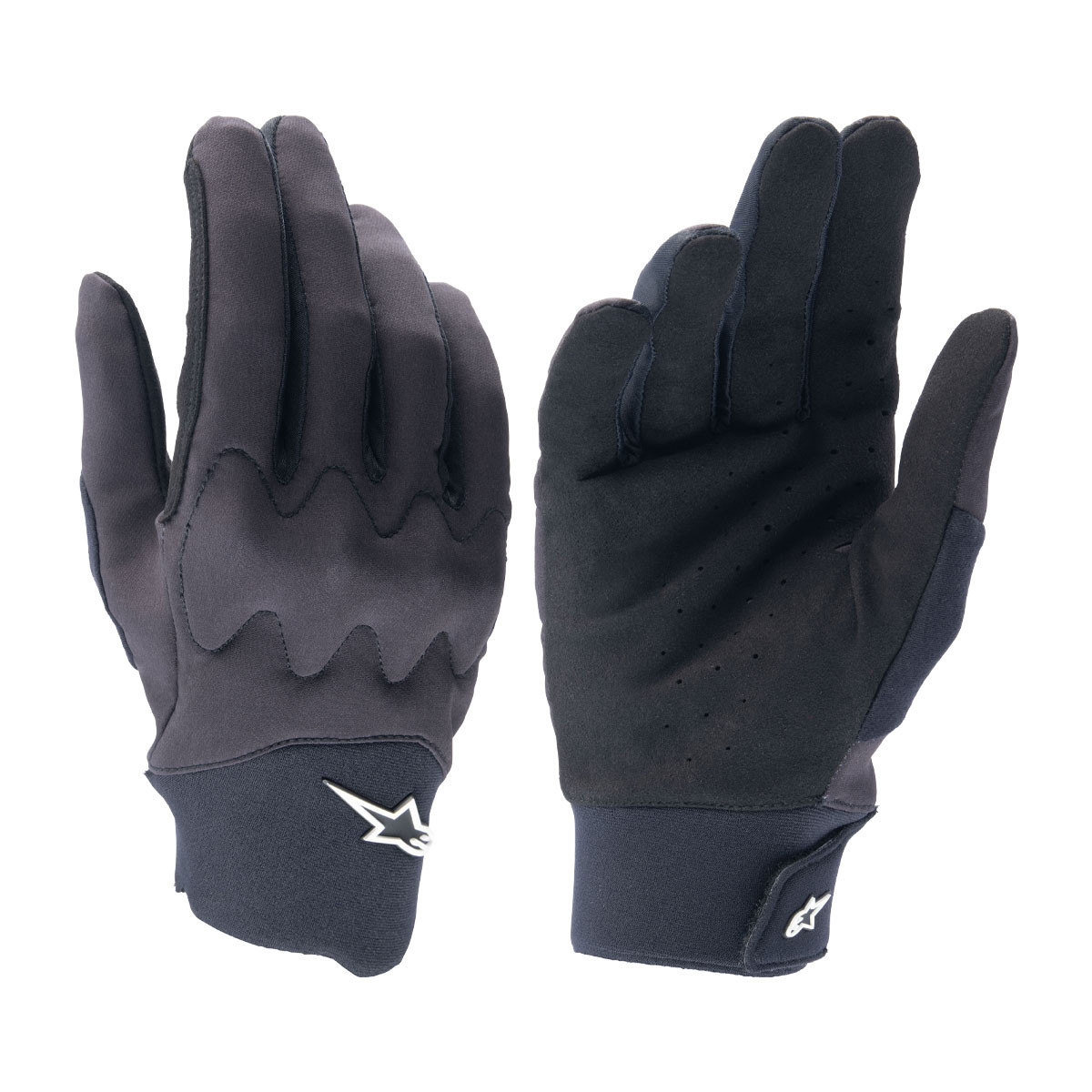 Pyöräilyhanskat ALPINESTARS, A-Supra Shield, koko S, musta