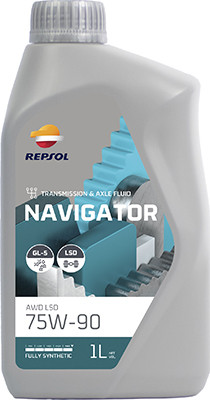 REPSOL Navigator AWD LSD 75W-90, täyssynteettinen, vaihteisto, 1 Litra