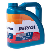 REPSOL Nautico Gasoline Board 4T 10W40, 4 litraa, täyssynteettinen