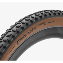 Ulkorengas 28" PIRELLI Cinturato GRAVEL M Classic, TLR, 40-622, Tanwall musta/ru