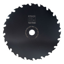 Raivaussahan terä 225 mm STRAND-HM: 25,4mm keskireikä, Z20, kovapala