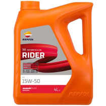 REPSOL Rider 4T 15W50, 4 Litraa, mineraali (5)