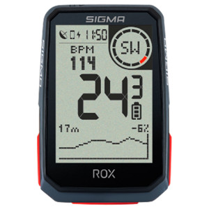 Polkupyörän mittari SIGMA, ROX 4.0 GPS, Musta