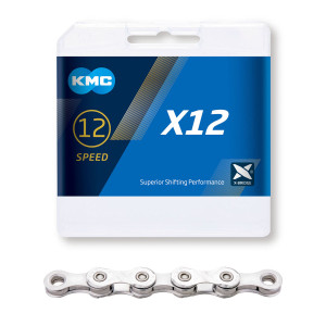 Ketju 12-v KMC  X12 Ti-N Gold, 1/2 x 11/128", 126L
