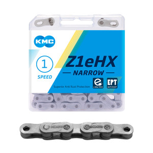 Ketju 1-v KMC Z1eHX Narrow EPT, 1/2 x 3/32", E-Bike, 128L